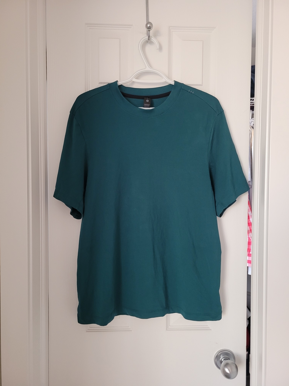 Lululemon athletica Men Teal Crew Short Sleeve Tee